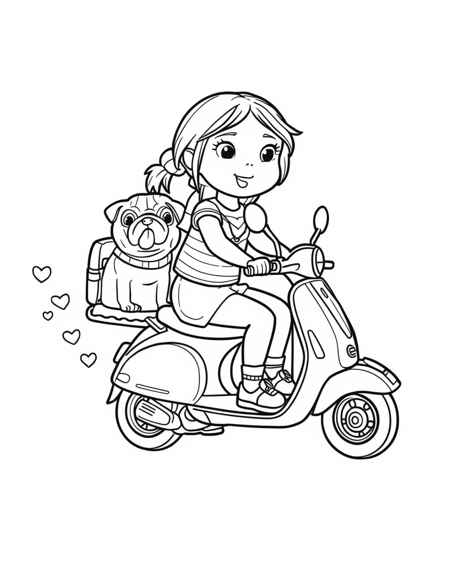 Scarlett the Pug Valentine Activity Book – Digital Download