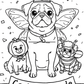 Scarlett the Pug’s Halloween Adventures –  Coloring & Activity Book