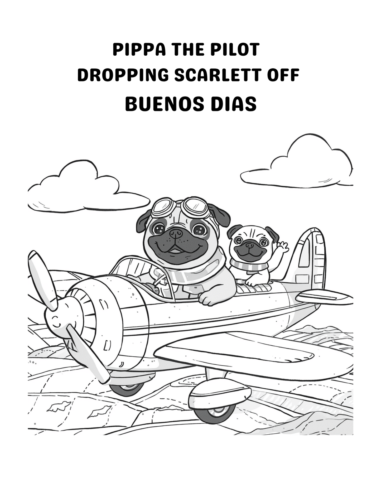 Scarlett the Pug Adventures: Spain – Digital Download (PDF) 🐾