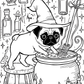 Scarlett the Pug’s Halloween Adventures –  Coloring & Activity Book