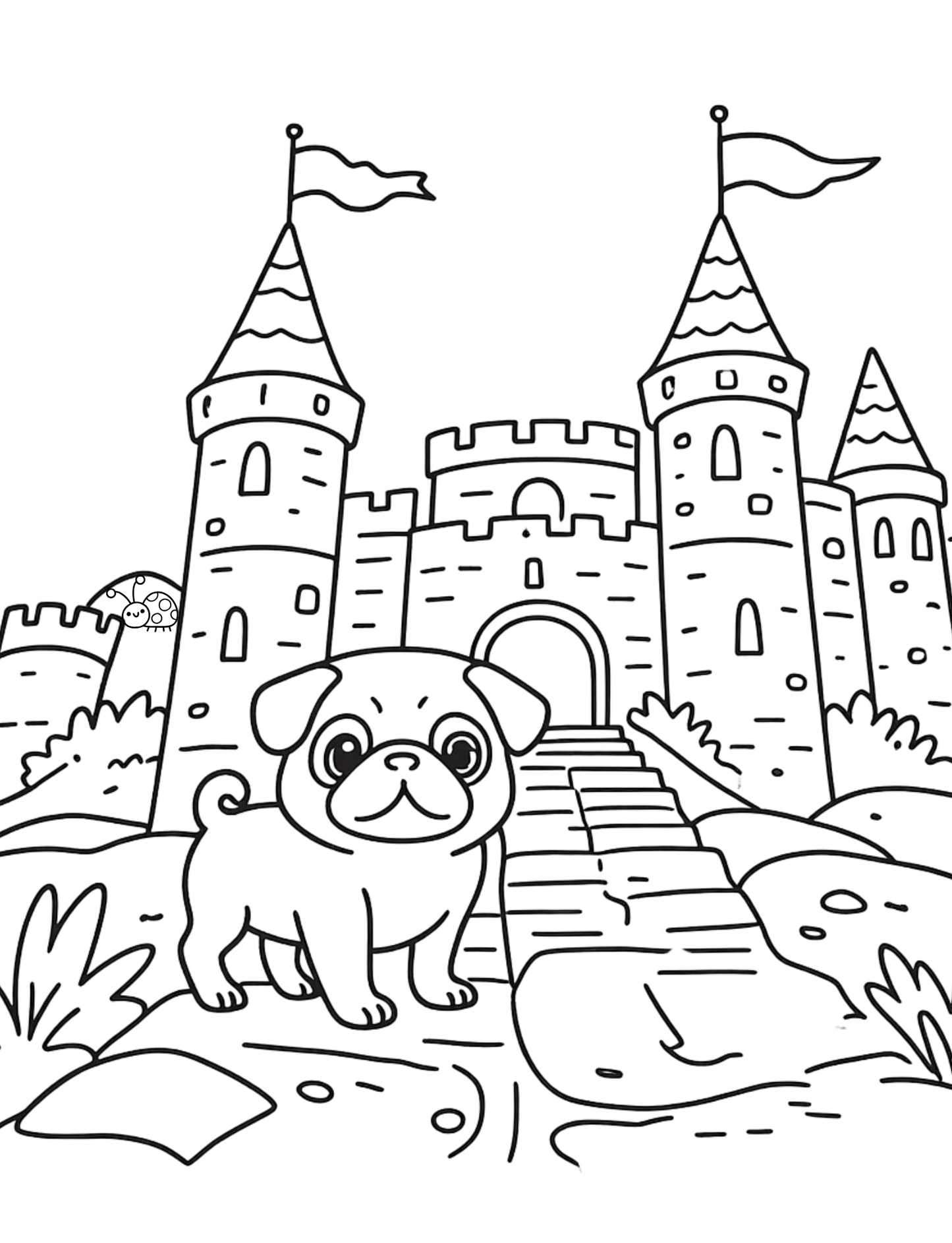 Scarlett the Pug Adventures: Spain – Digital Download (PDF) 🐾