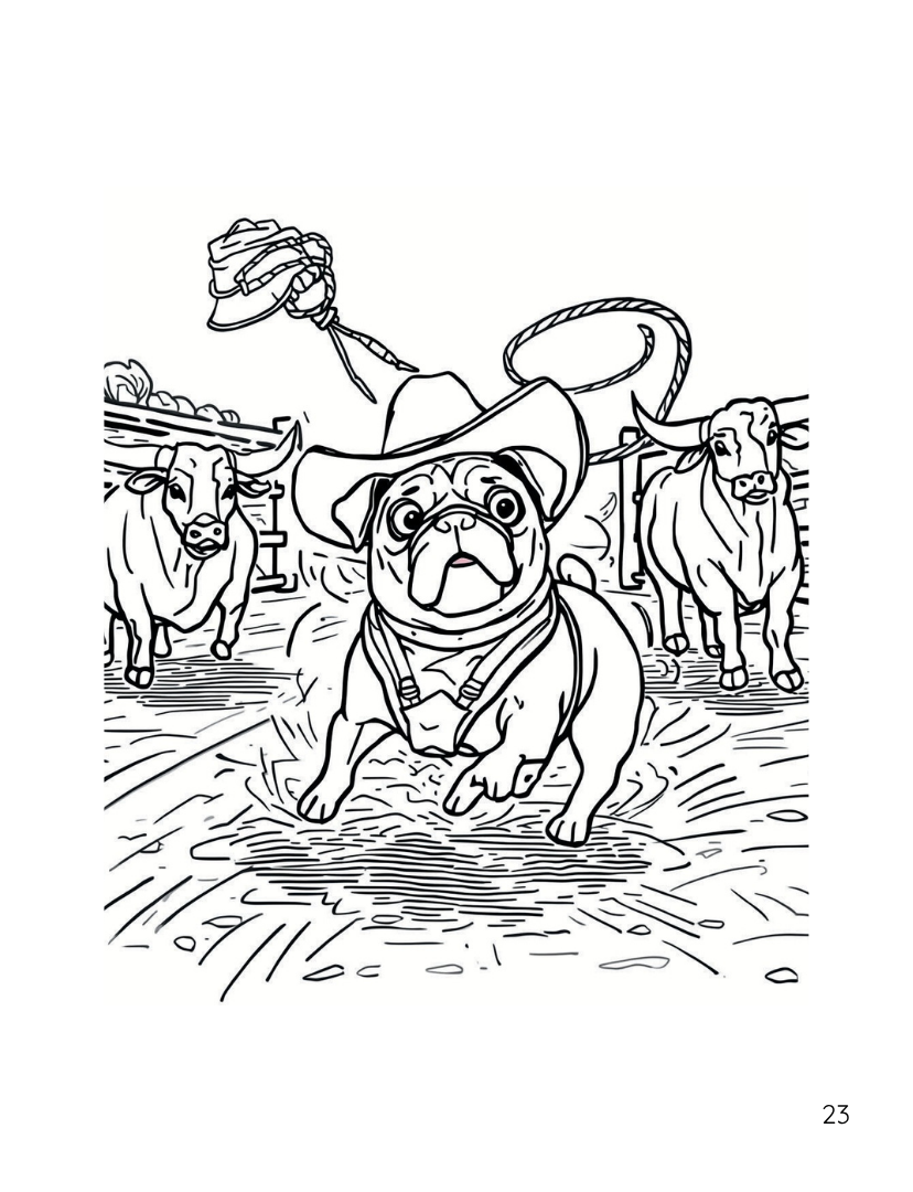 🤠 Scarlett the Pug: Texas Rescue Edition – 30th Anniversary Special  Digital Download PDF