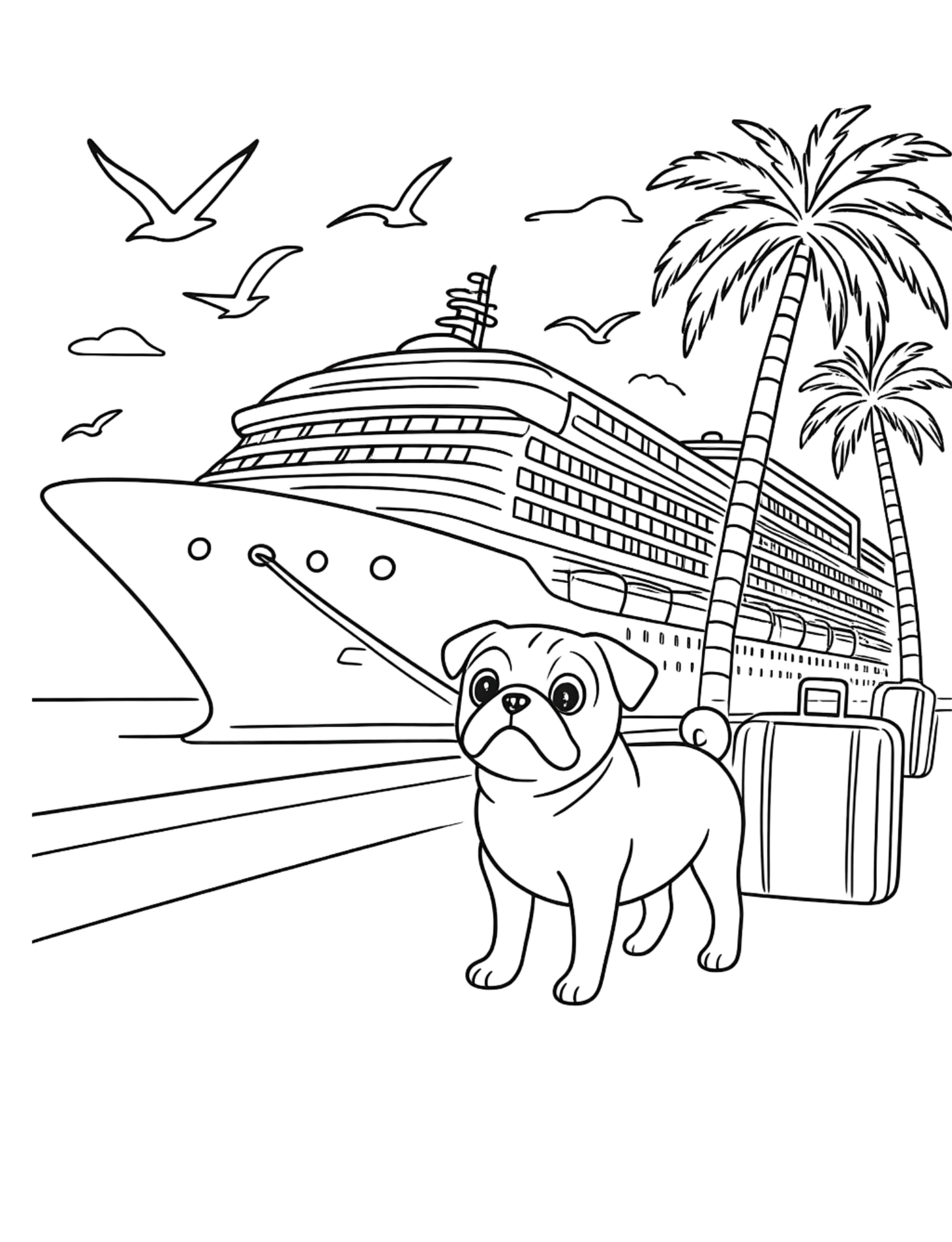 Scarlett the Pug Adventures: Spain – Digital Download (PDF) 🐾