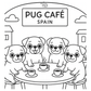 Scarlett the Pug Adventures: Spain – Digital Download (PDF) 🐾