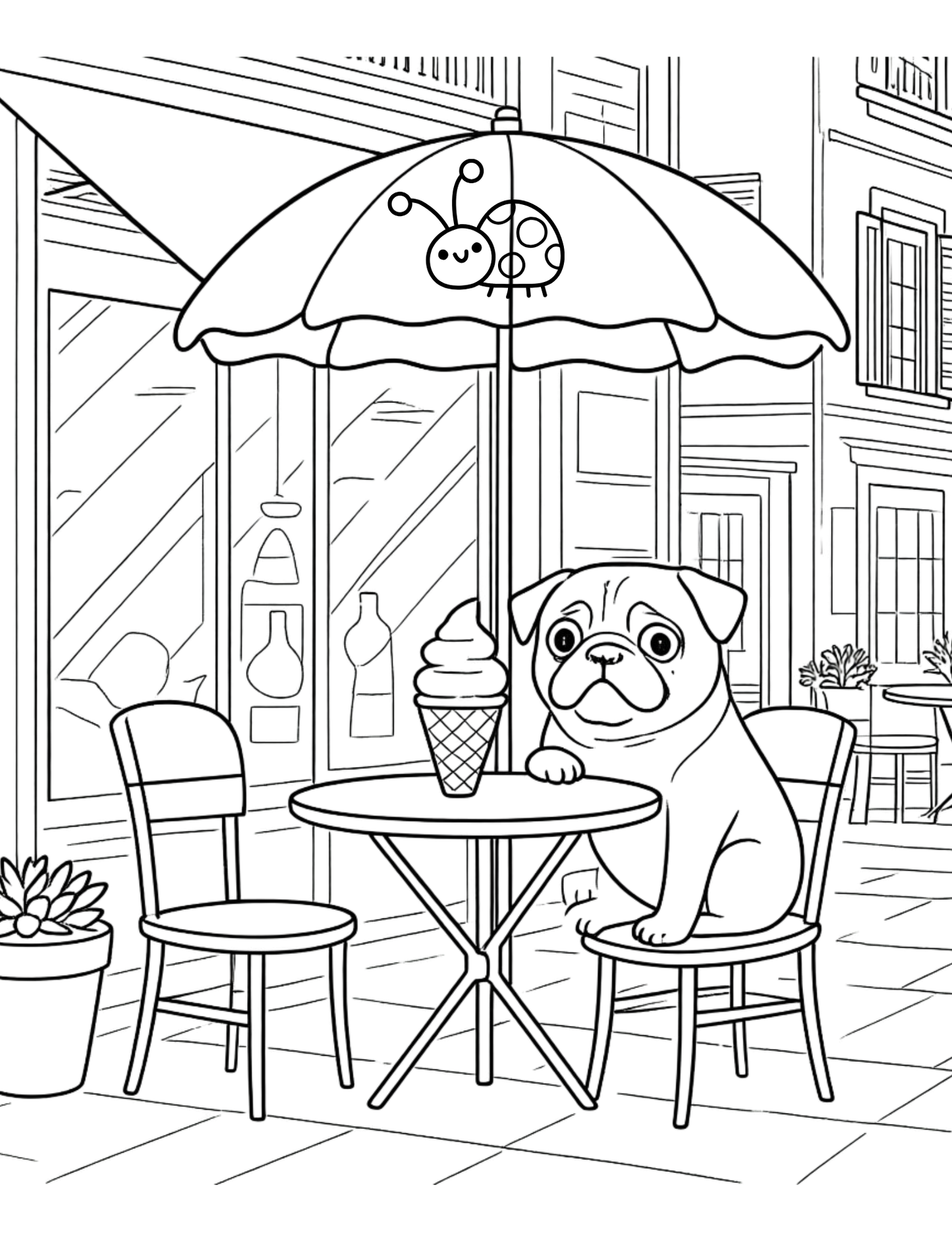 Scarlett the Pug Adventures: Spain – Digital Download (PDF) 🐾