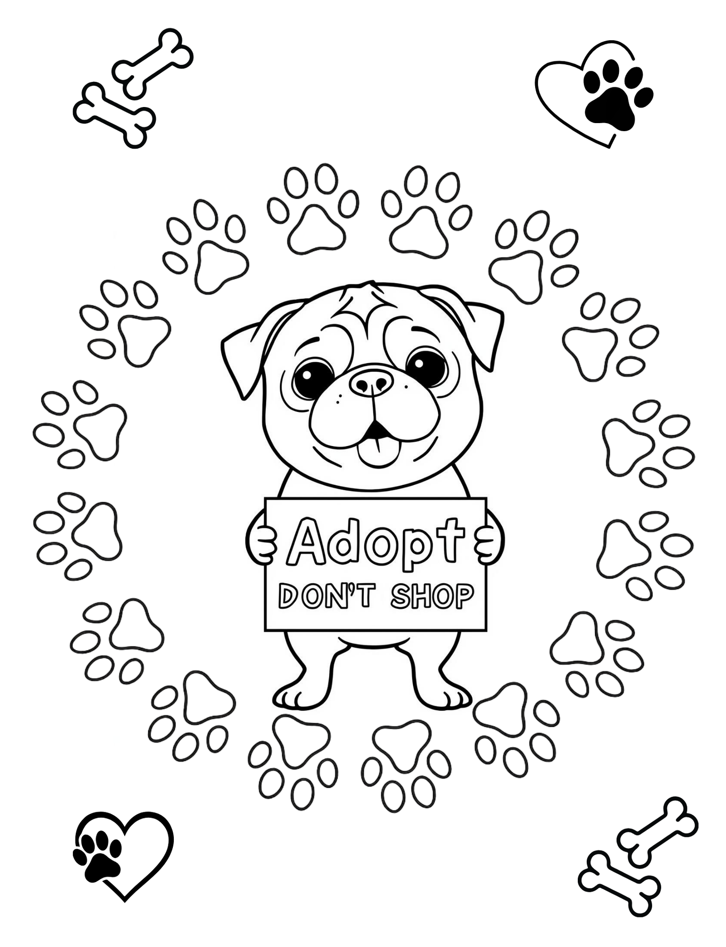 Scarlett the Pug Adventures: Spain – Digital Download (PDF) 🐾