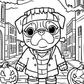 Scarlett the Pug’s Halloween Adventures –  Coloring & Activity Book