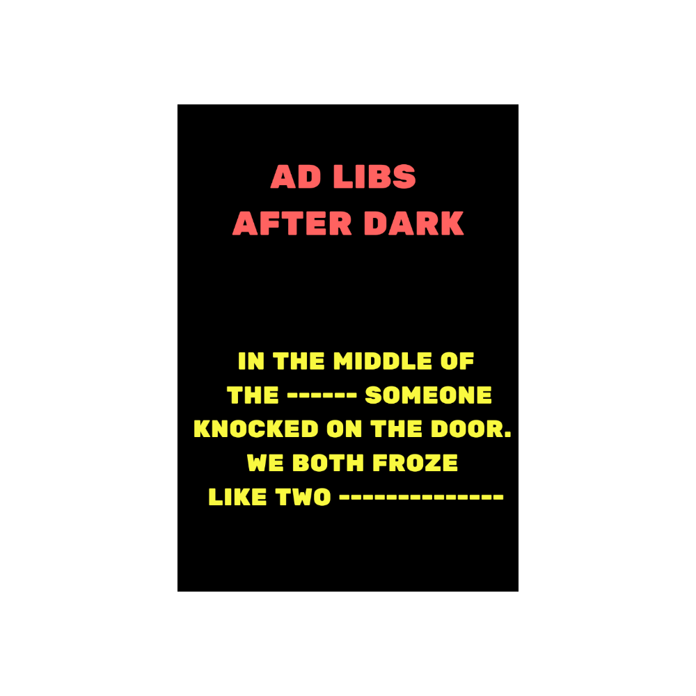 Ad Libs After Dark: A Fill-In-The-Blank Adult Party Game Book (18+) Digital Download