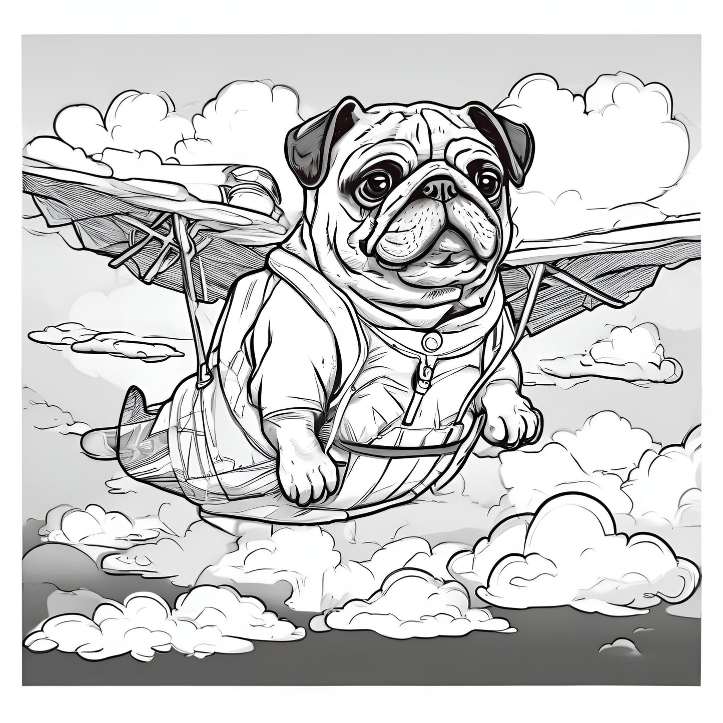 Scarlett the Pug Adventures Coloring Book for Kids