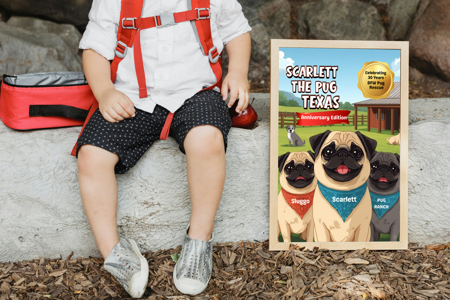 SCARLETT THE PUG TEXAS - CELEBRATING 30 YEARS OF DFW PUG RESCUE EDITION