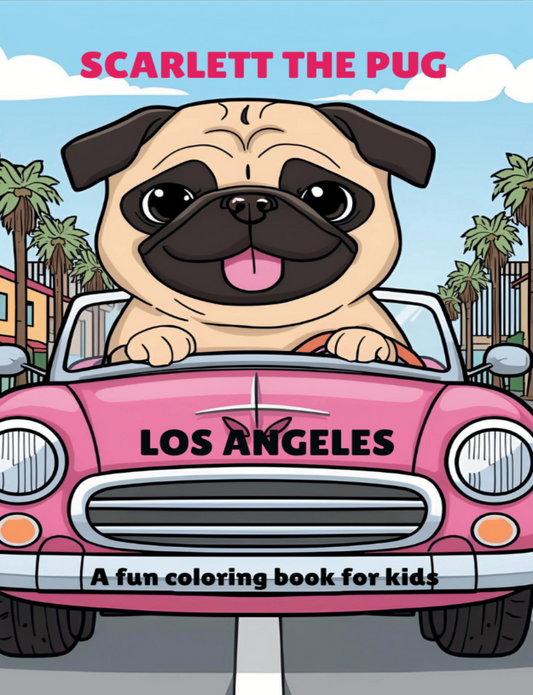 Scarlett the Pug Los Angeles - Digital Download