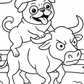 Scarlett the Pug Texas Coloring Book for Kids Digital Download