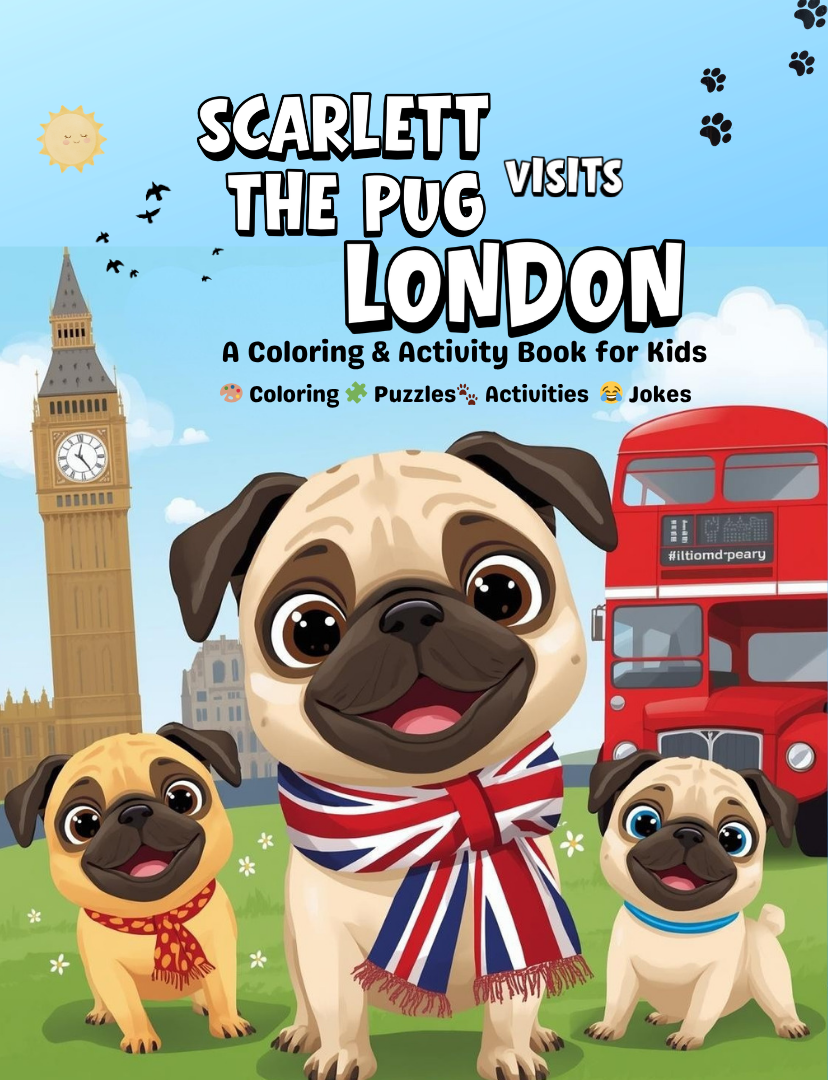 Scarlett the Pug: London Adventures  - Digital Download PDF