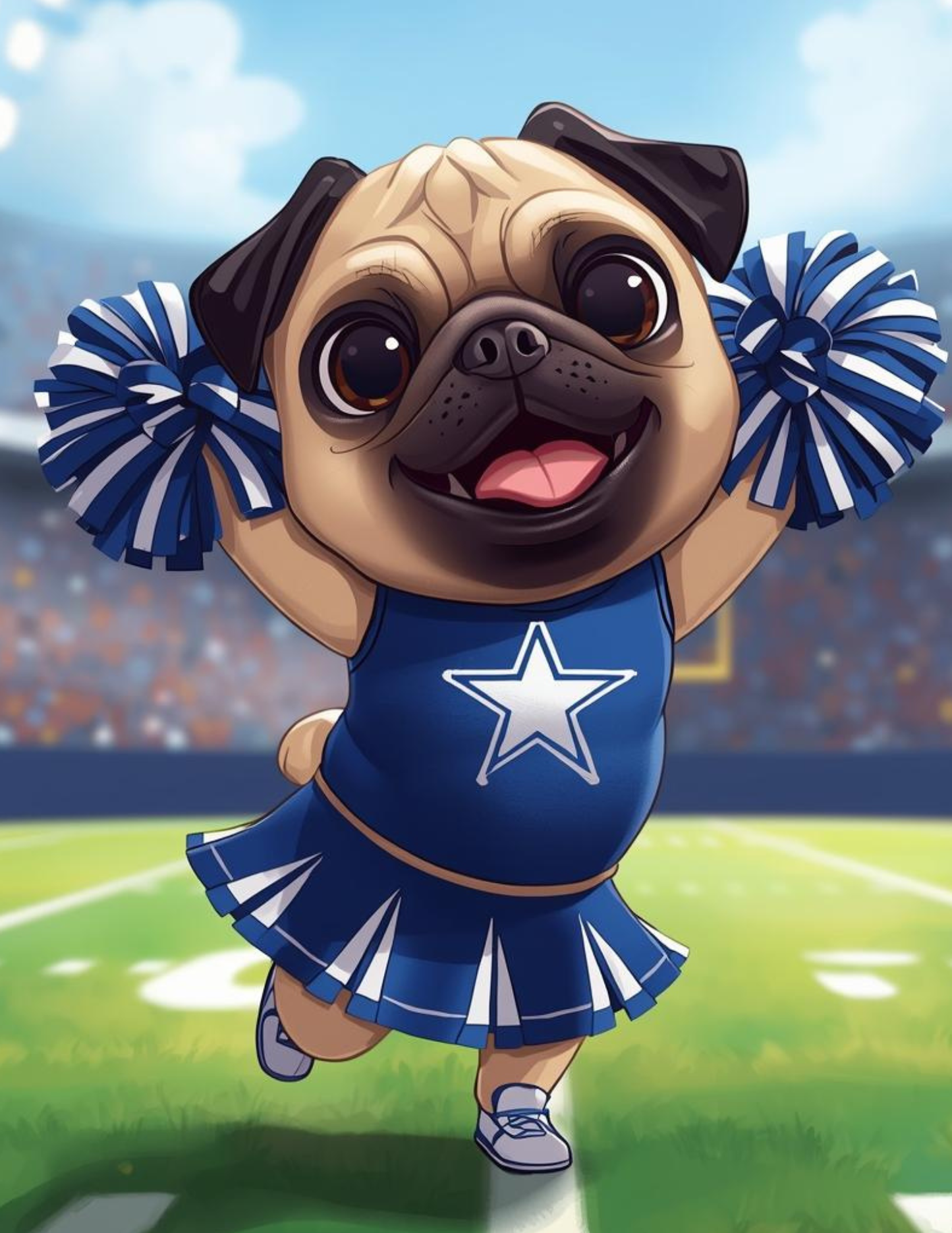 Scarlett the Pug Texas Coloring Book for Kids Digital Download