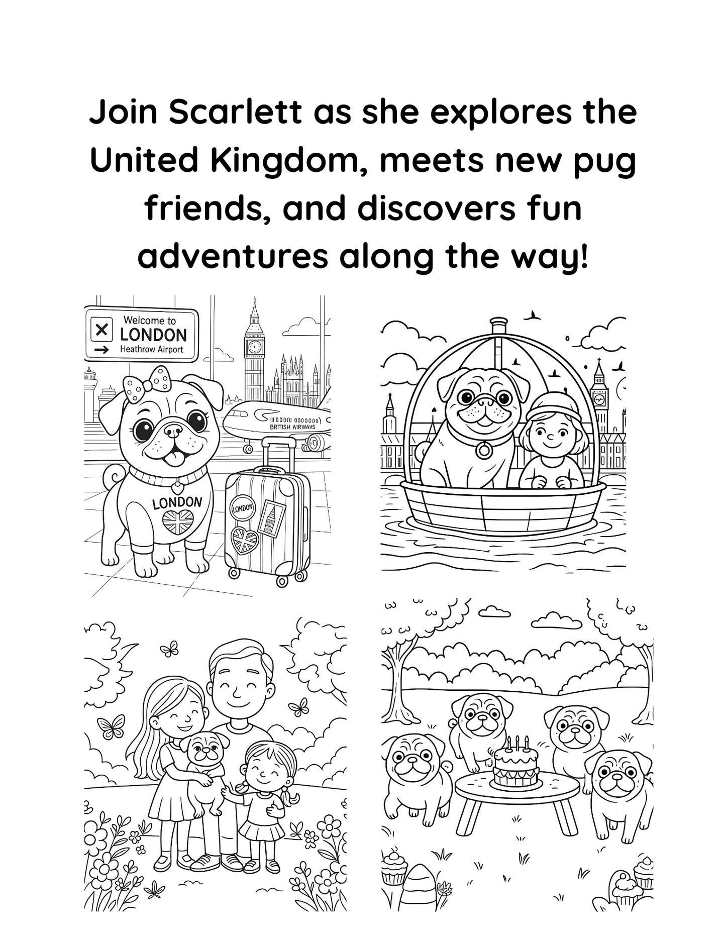 Scarlett the Pug's UK Adventures